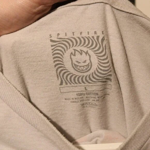 Spitfire Bundle T Shirt's Black/Red/Grey Sz Large - Picture 7 of 7